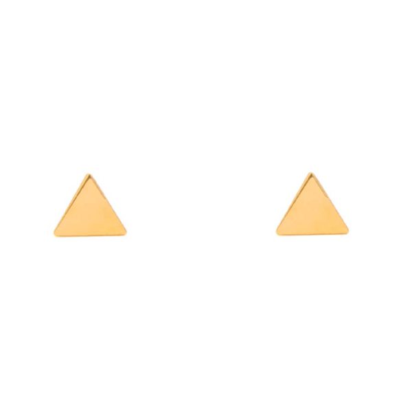 گوشواره طلا میخی مثلث