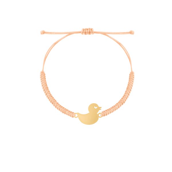 دستبند طلا بچگانه بافت اردک