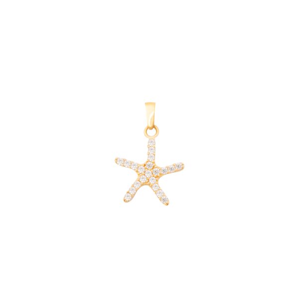 آویز طلا زنانه ستاره دریایی